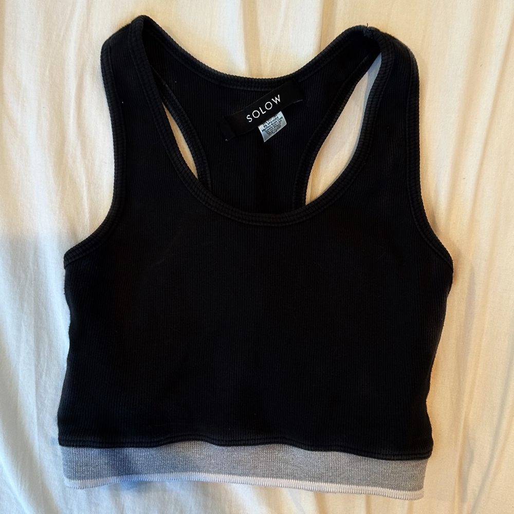 Solow Built In Sports Bra Tank Top
